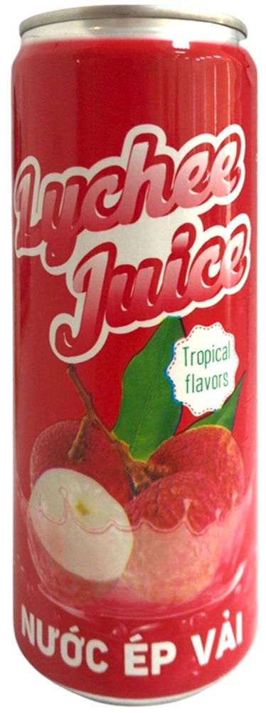 Напиток сокосодержащий Luchee Juice со вкусом Личи негазированный 0.32 - банка