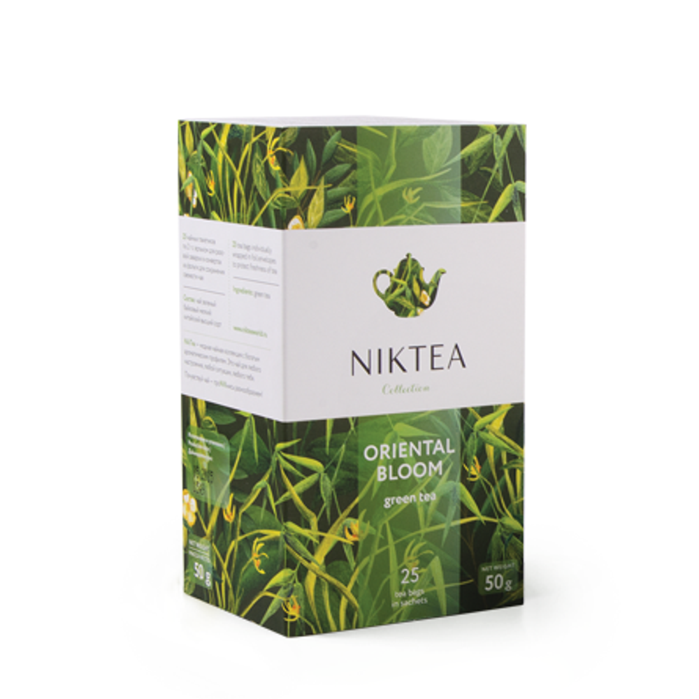 Чай зеленый Oriental Bloom в пакетиках 50 гр