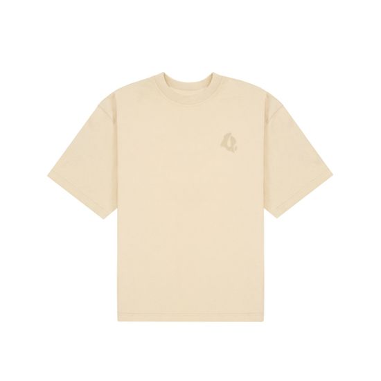 Футболка UNIFORM Relaxed Heavy Bubble бежевый