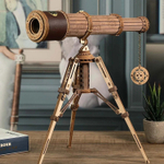 Монокулярный телескоп от ROKR - Деревянный конструктор, сборная модель, 3D пазл