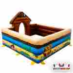 Надувная детская площадка «Пиратская бухта», 3,5×3,5×2 м