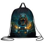 Мешок для обуви BRAUBERG KIDS, с петлей, 42х34 см, "Dino chase", 272416