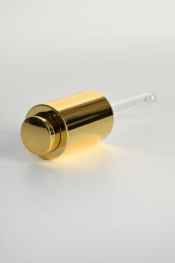 Пипетка с кнопкой 18/410 золотая глянцевая