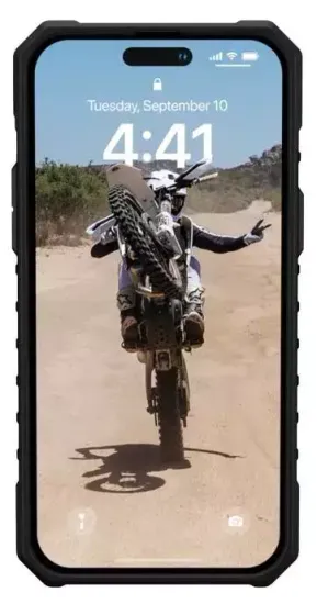 Чехол с поддержкой MAGSAFE Uag Pathfinder для iPhone 14 Pro 6.1", цвет синий (Mallard)