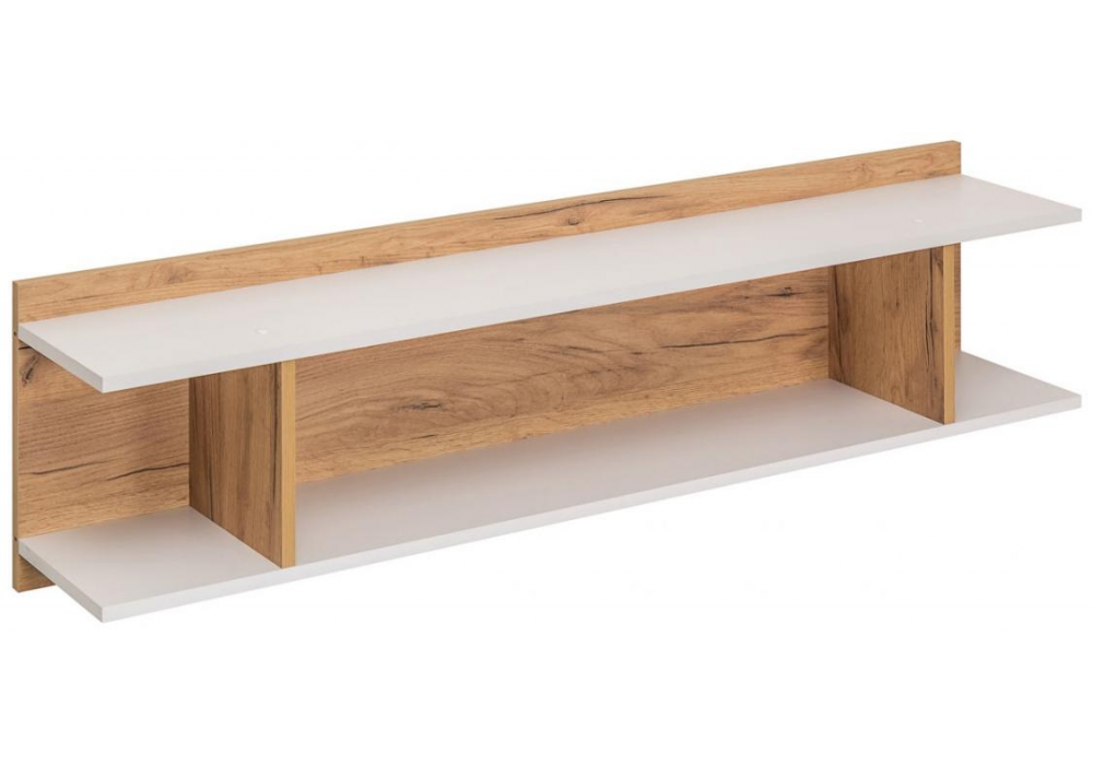 Гостиная Альба дуб золотой (craft) / белый премиум комплектация 1