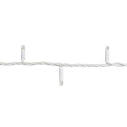 ULD-F90PRO S5M-050-TWK WH Гирлянда светодиодная. 5м. без вилки. С эффектом мерцания. Соединяемая. 50 светодиодов. Белый свет 6000K. IP67. Провод белый. ТМ Uniel