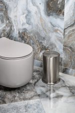 Ведро для мусора с вращающейся крышкой Nickel Brush