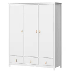 Шкаф Wood 3-х створчатый (белый)