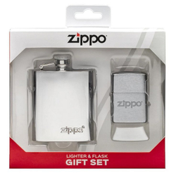 Подарочный набор: фляжка 89 мл и зажигалка ZIPPO 49098