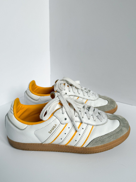 Кожаные кроссовки Adidas Samba, 37,5