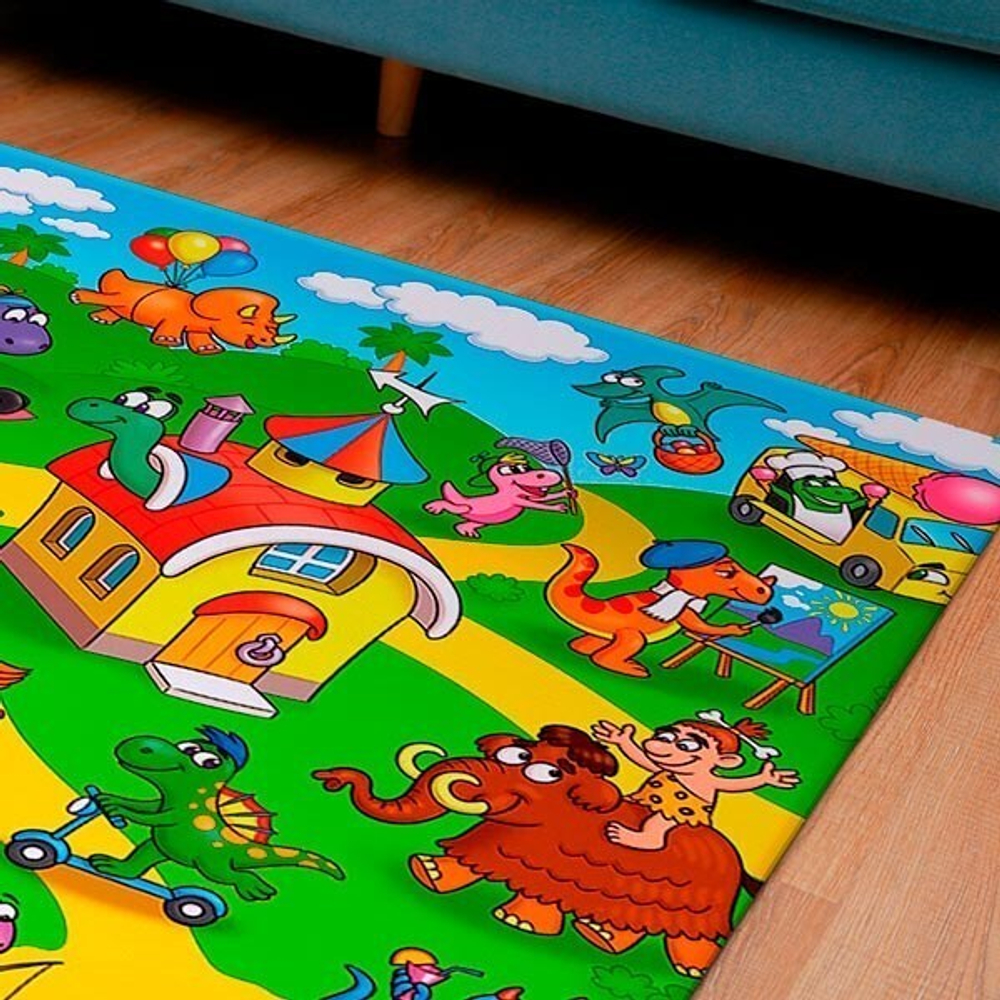 Коврик игровой детский двусторонний Funkids Medium-15  (2000х1400х15)  002