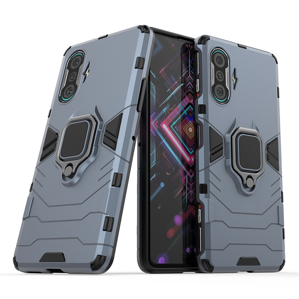 Противоударный чехол с кольцом Panther Case для Xiaomi Poco F3 GT