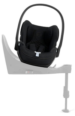 Коляска 3 в 1 Cybex Priam IV Matt Black complete и автокресло Cloud T i-Size Sepia Black Plus Cozy Beige