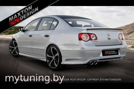Накладка на бампер задний для VOLKSWAGEN Passat B6 05-10