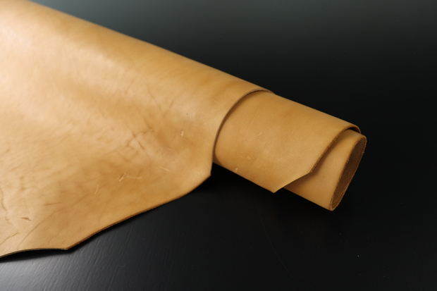 1,3-1,5 Кожа для обуви Темно-бежевая с отделкой