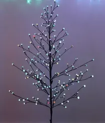 Светодиодная флористика Светодиодное дерево 1.8 м., 220V, 216 RGB мерцающих LED ламп, черный провод, Beauty Led (LC176L-U216C-136)