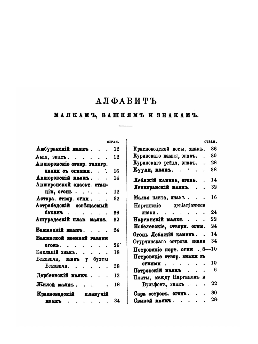 Описание маяков, башен и знаков Российской империи по берегам Каспийского моря | Коллектив авторов