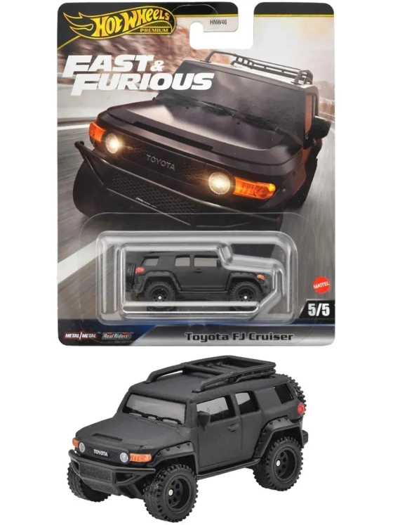 Машинка Хот Вилс Премиум Toyota FJ Cruiser HNW46 HRT99