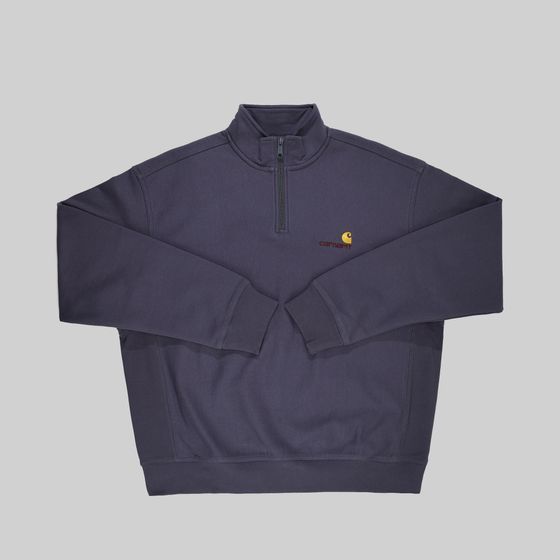 Толстовка мужская Carhartt WIP American Script Half Zip артикул:I027014_zeus - купить в магазине Дайс