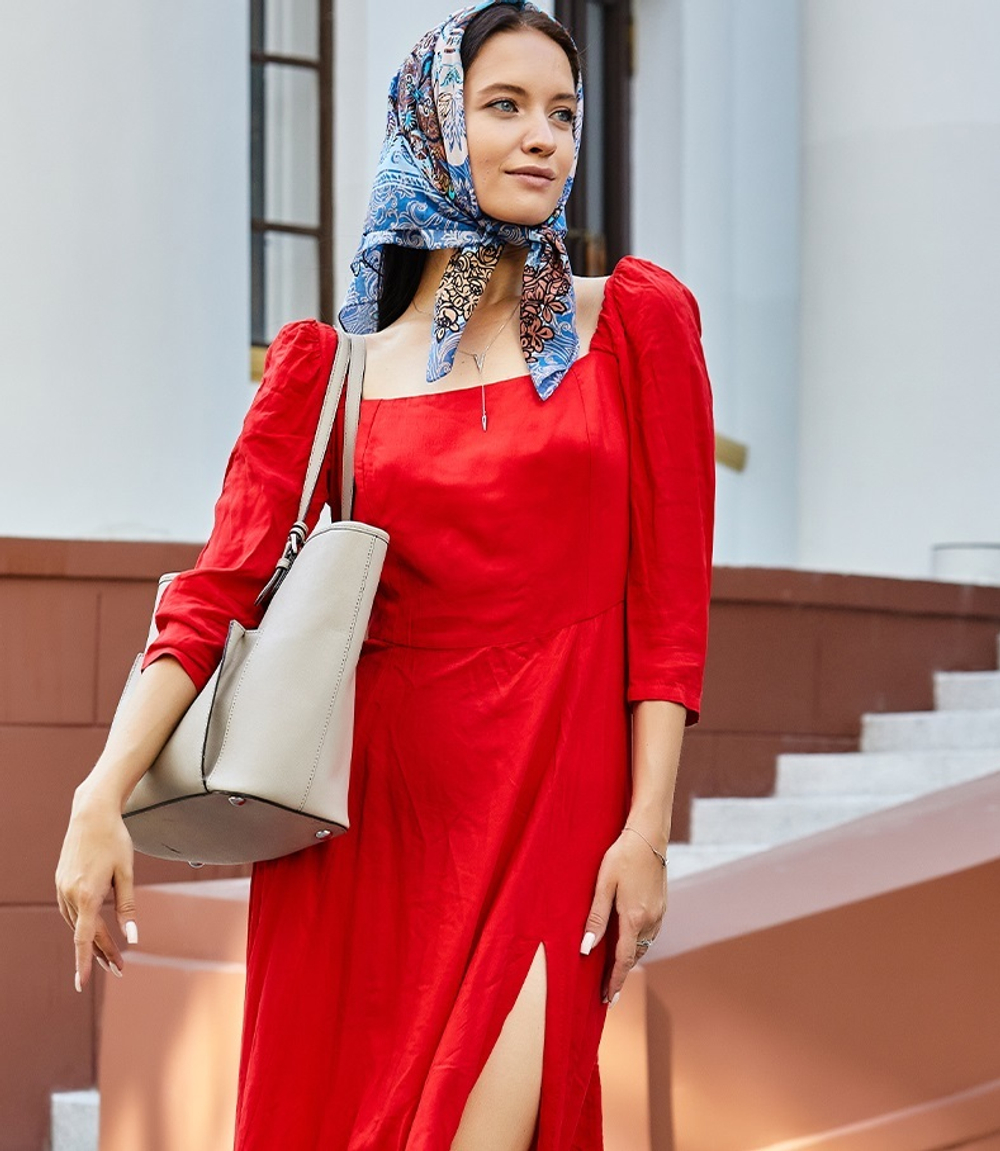 Платок из хлопка (батист) 70х70 см