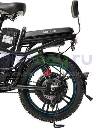 Электровелосипед Minako V.8 PRO Black (60V/13Ah) версия 2026 года фото №5