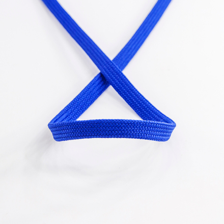 Шнур PEGA плоский, полиэстровый, цвет темно-синий, 10 мм, 25 м (10013160/150223/3069969/1_Чехия)