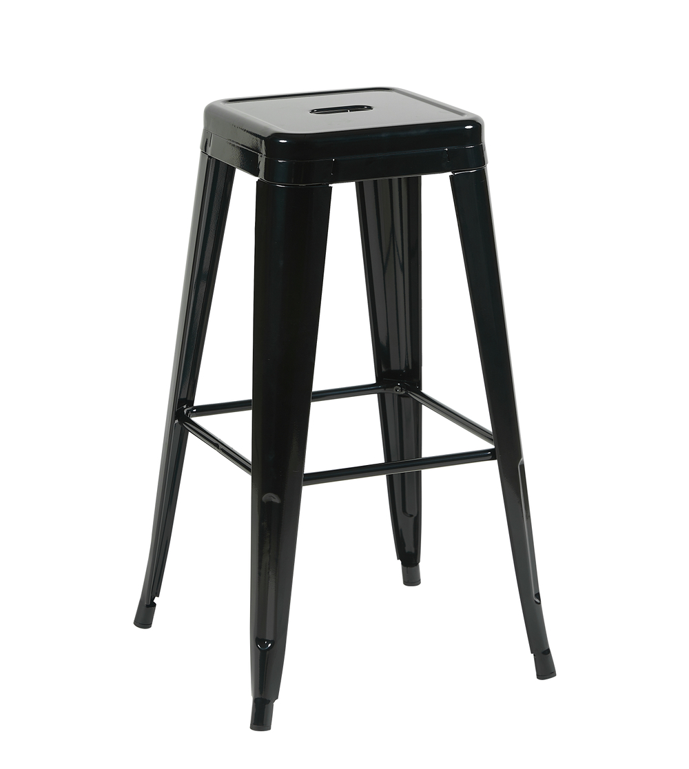 Стул барный TOLIX черный глянцевый KD