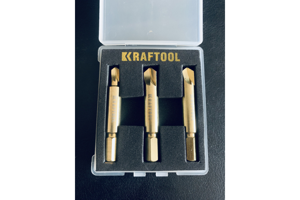 Набор экстракторов поврежденного крепежа KRAFTOOL 3 шт 26770-H3