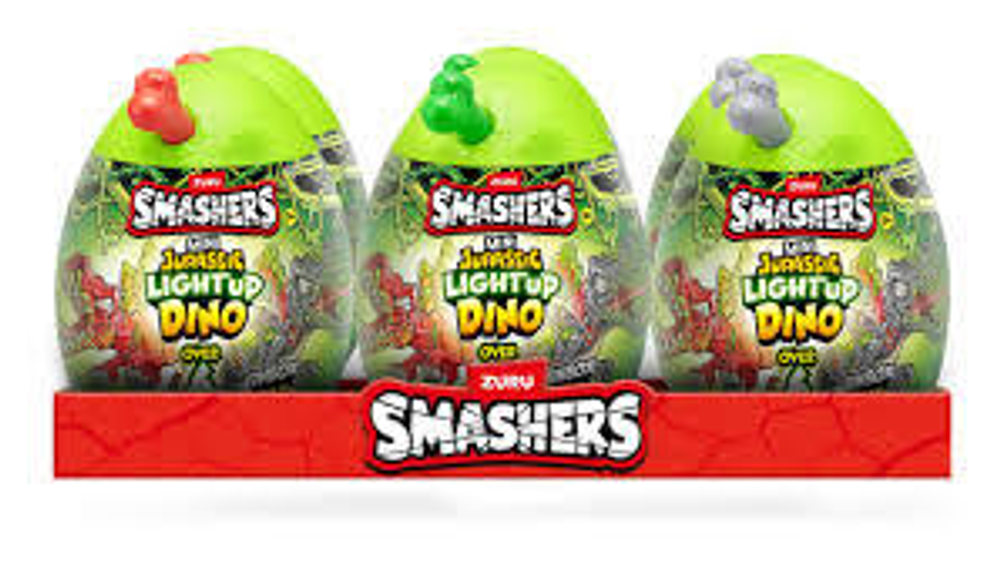 ZURU Smashers 74107 Mini Jurassic Light-Up Dino — мини-динозавр со светом, яйцо-сюрприз