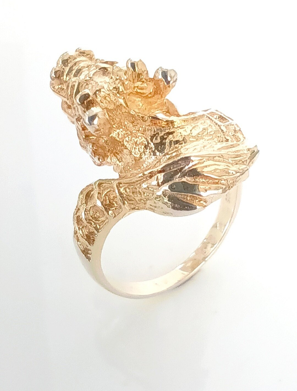 Кольцо Эстерелла, серебро 925*, золочение, фианит/Ф