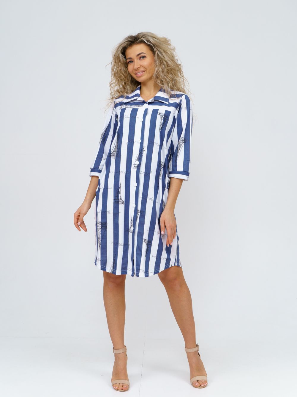 433 Халат "Парус/синий" SveTekst (Акция)