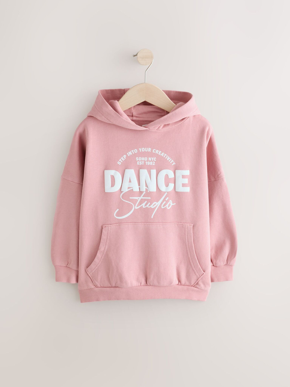 Толстовка с капюшоном для девочки Next E84-487, Розовый