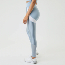 Женские теннисные брюки Björn Borg Borg High Waist Swipe Tight Women - Blue