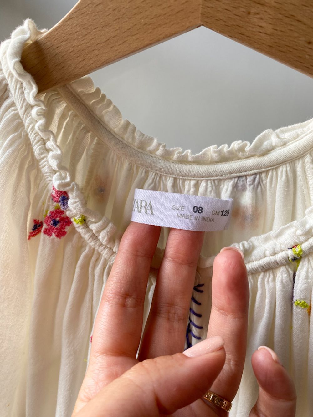 Хлопковое платье Zara, 128