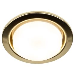 Встраиваемый светильник под лампу GX53 ЭРА KL35 GD /1 (к) 220V, 13W, золото