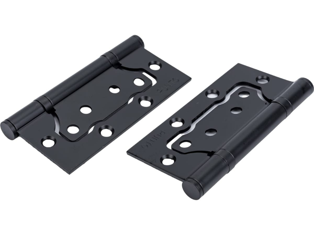 Петля универсальная без врезки Черная 200-2B 100*2,5 BL