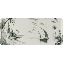 Блюдо прямоугольное Gien Les Depareillees Vert (36 x 15.5 см)