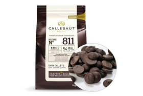 Шоколад  Barry Callebaut  54,5% темный  в галетах 2,5 кг