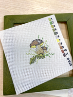 Набор для вышивания с деревянной рамкой (мулине 100% хлопок ) 16х16см Германия