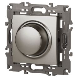 Светорегулятор ЭРА Elegance 14-4101-16 поворотно-нажимной, 400ВА 230В, титан