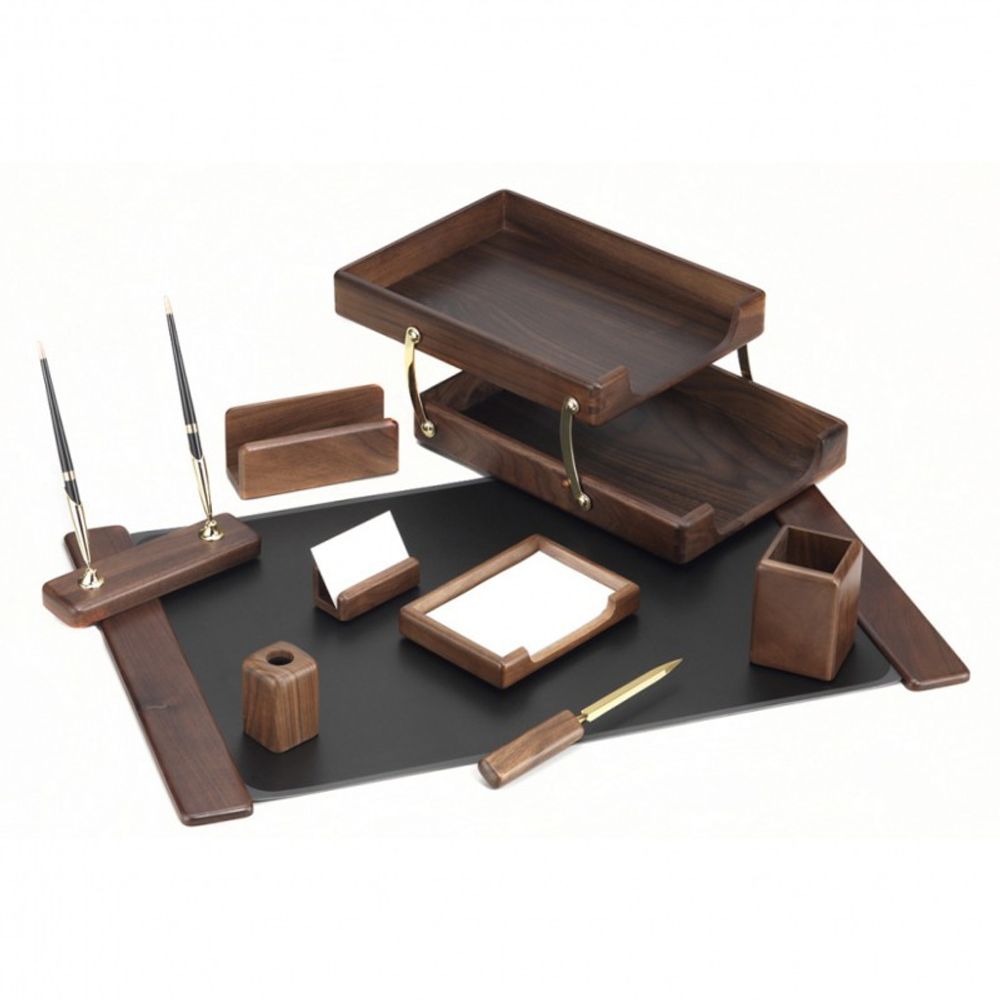 Настольный набор Good Sunrise цвет орех (T9D-1)