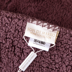 Плед 160x220 Sofi De MarkO Аурелия пурпурный