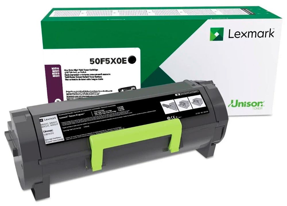 Картридж Lexmark 505X 10K Черный Return Program для MS410, MS510, MS610