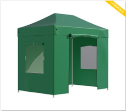 Тент-шатер быстросборный Helex 3х2х3м полиэстер зеленый