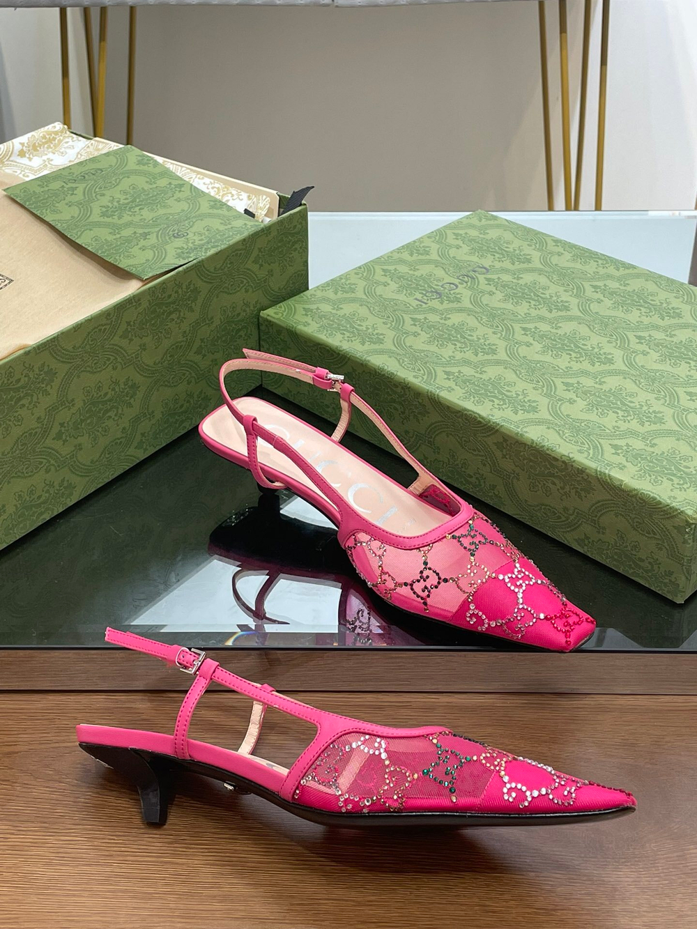 Gucci GG Slingback Pump 3.5 cm