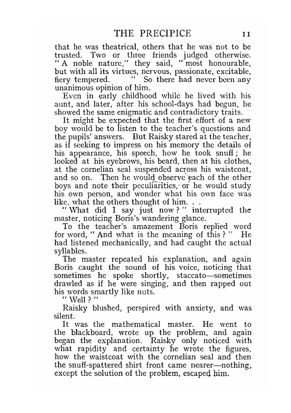 The precipice | Ivan Aleksandrovich Goncharov