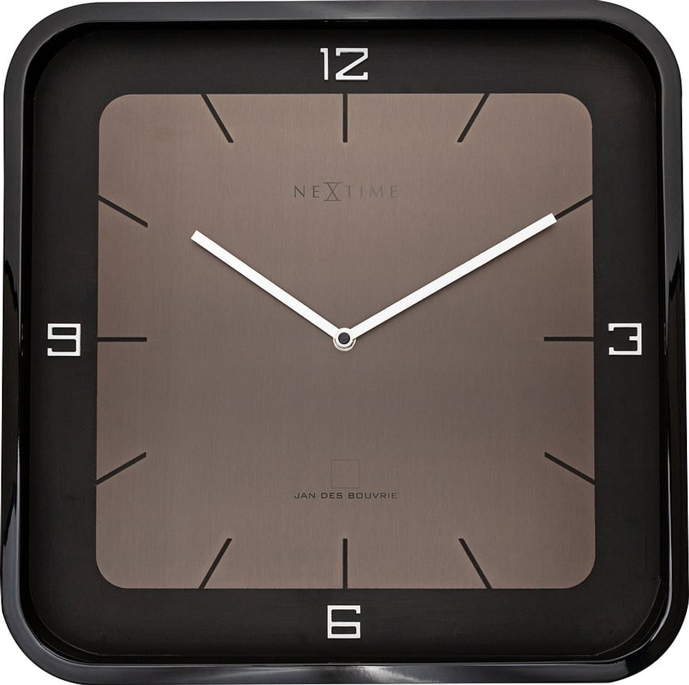Настенные часы NeXtime Square Wall, дерево, 40 см