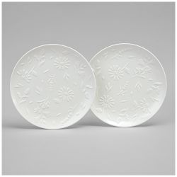 НАБОР ТАРЕЛОК ЗАКУСОЧНЫХ LEFARD "FLOWERS STORY" 2 ШТ. 20,5*2 СМ