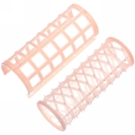 Бигуди пластмассовые с зажимом 5шт «Beauty Room», цвет розовый и мятный, 7*2,8см.