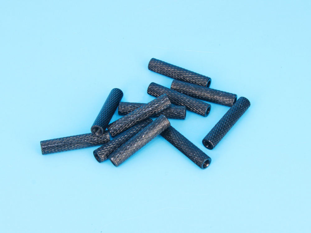 Стойка алюминиевая 20 мм текстурированная (черная)